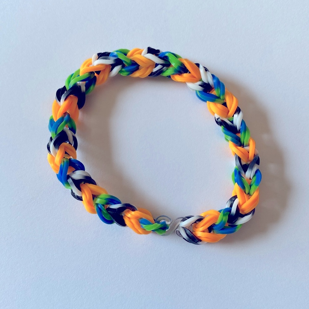 Hand Crafted Bracelet Tie-Dye Vibrant Colors